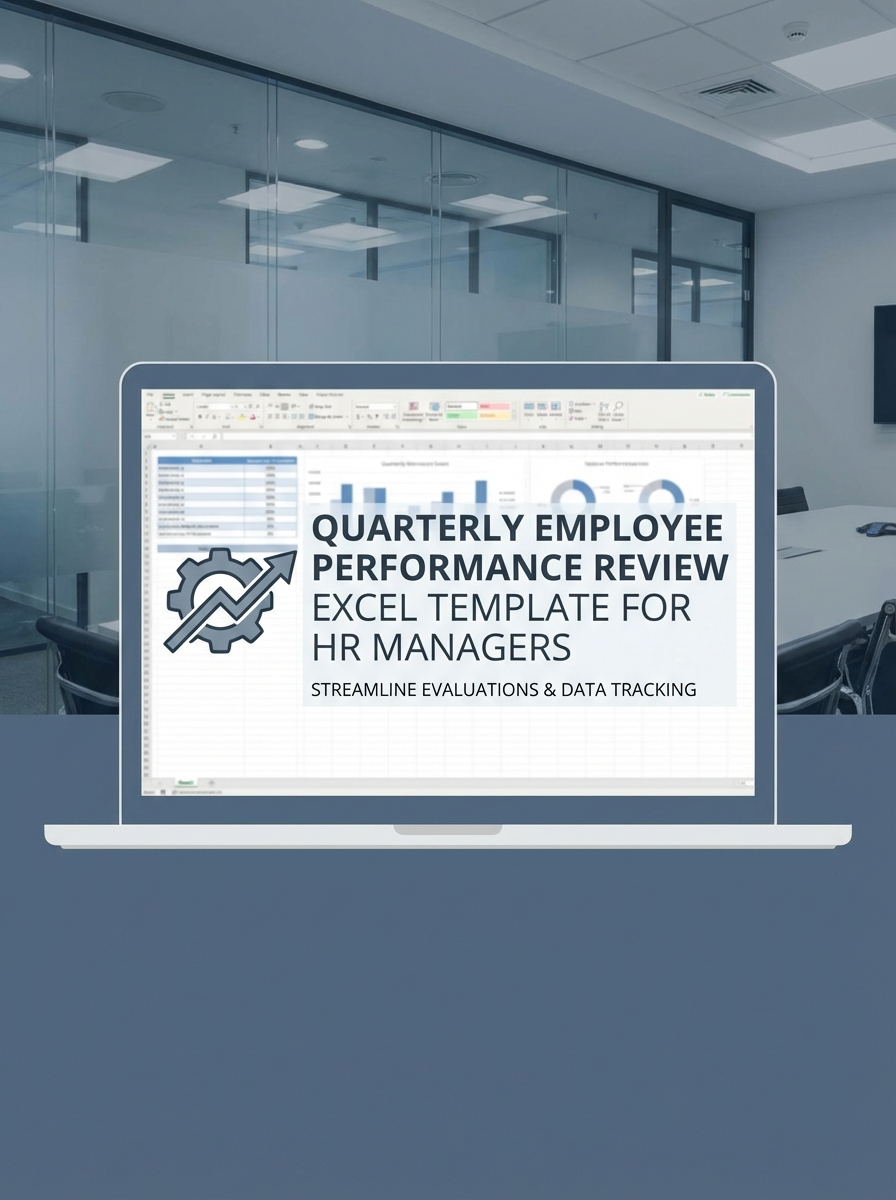 Quarterly Employee Performance Review Excel Template for HR Managers