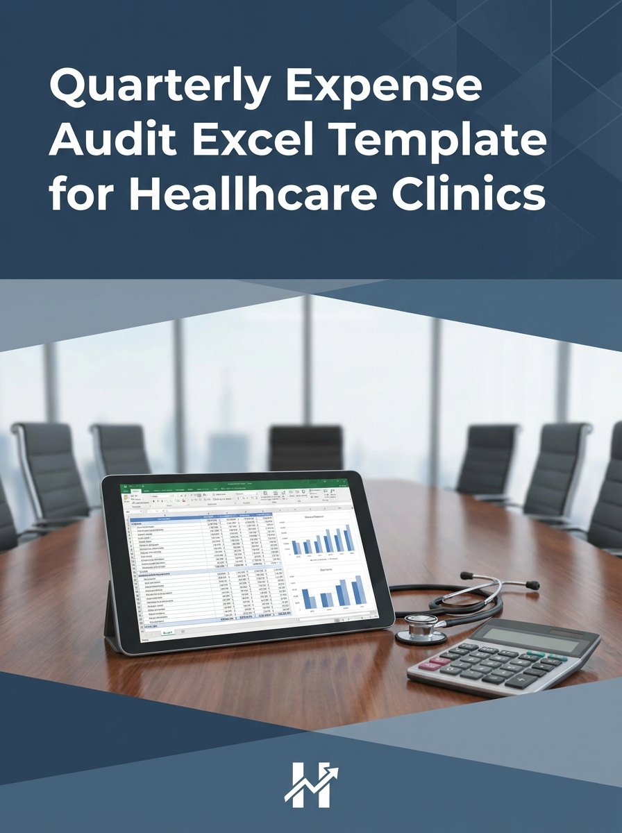 Quarterly Expense Audit Excel Template for Healthcare Clinics