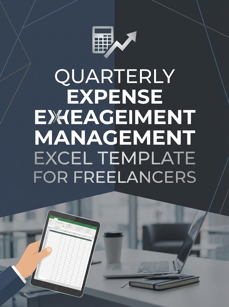 Quarterly Expense Management Excel Template for Freelancers