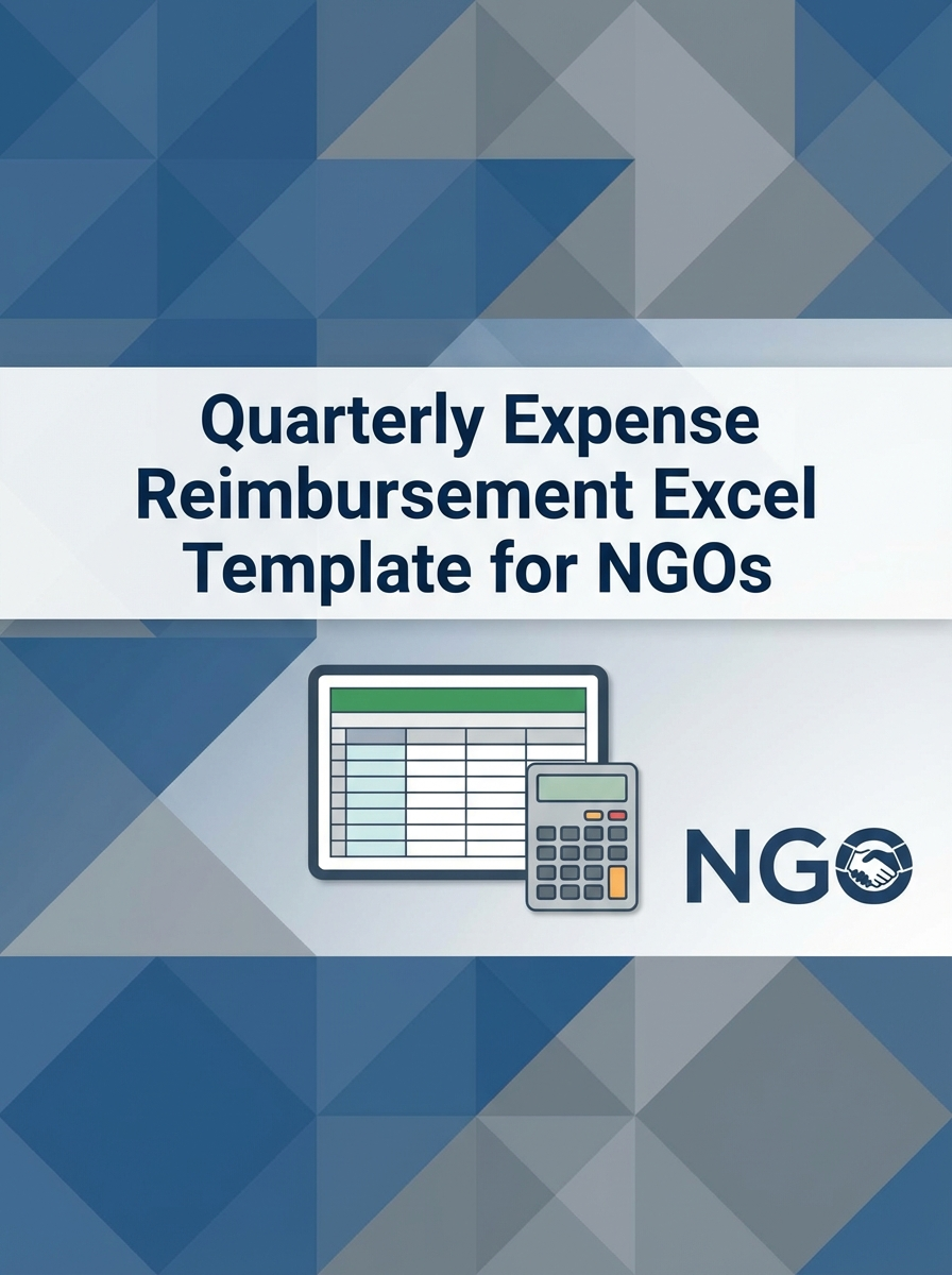Quarterly Expense Reimbursement Excel Template for NGOs