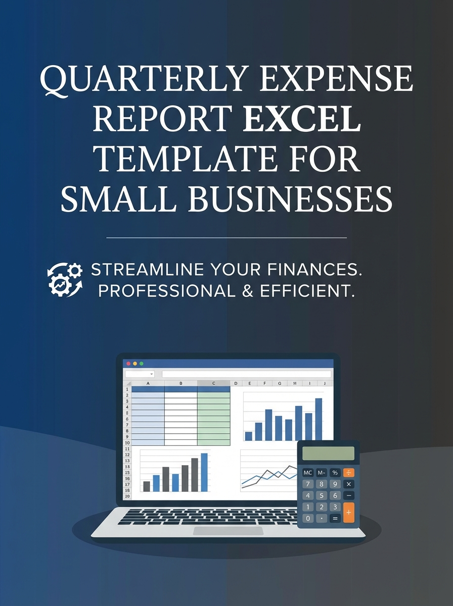 Quarterly Expense Report Excel Template for Small Businesses