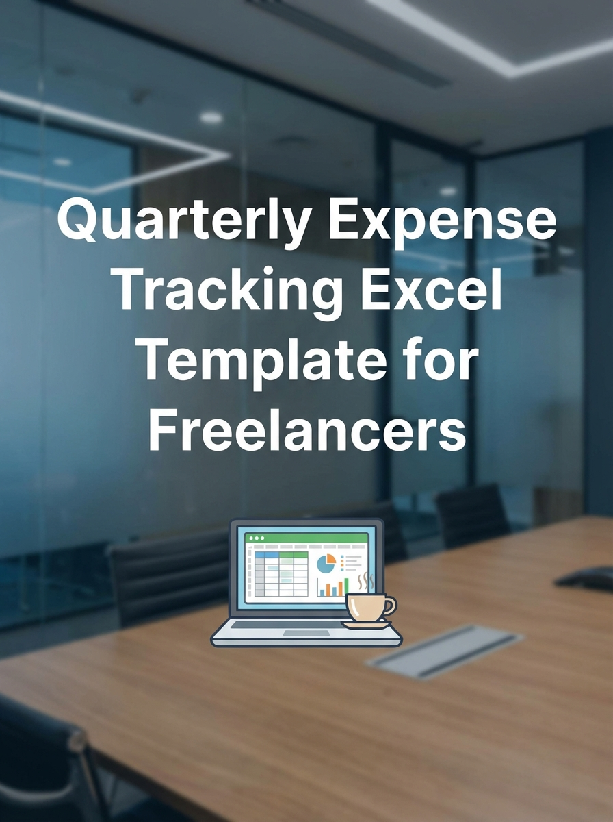 Quarterly Expense Tracking Excel Template for Freelancers