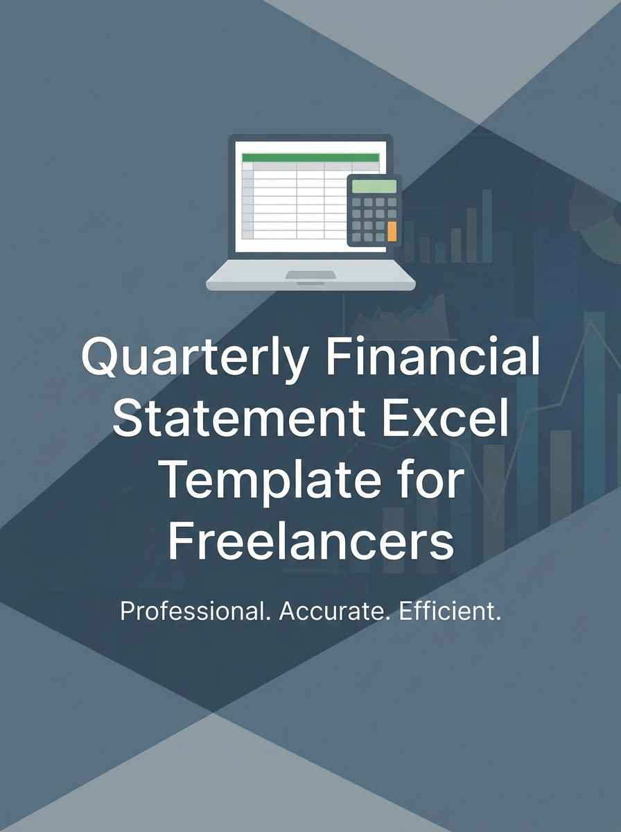 Quarterly Financial Statement Excel Template for Freelancers