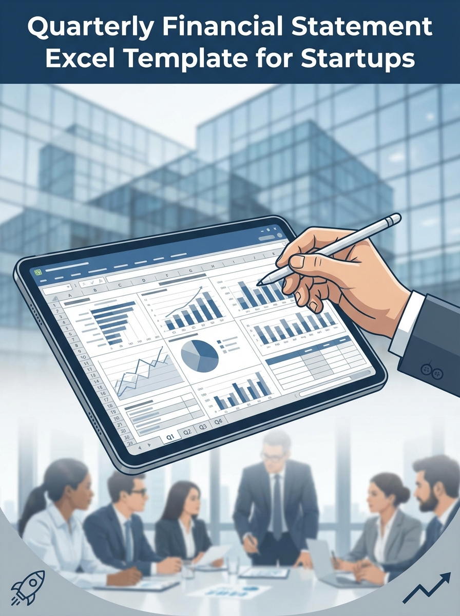 Quarterly Financial Statement Excel Template for Startups