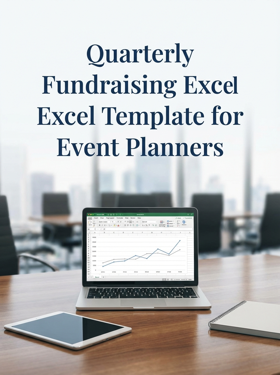 Quarterly Fundraising Excel Template for Event Planners