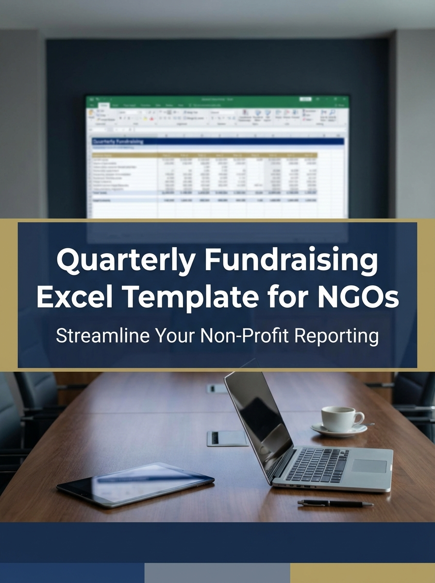 Quarterly Fundraising Excel Template for NGOs