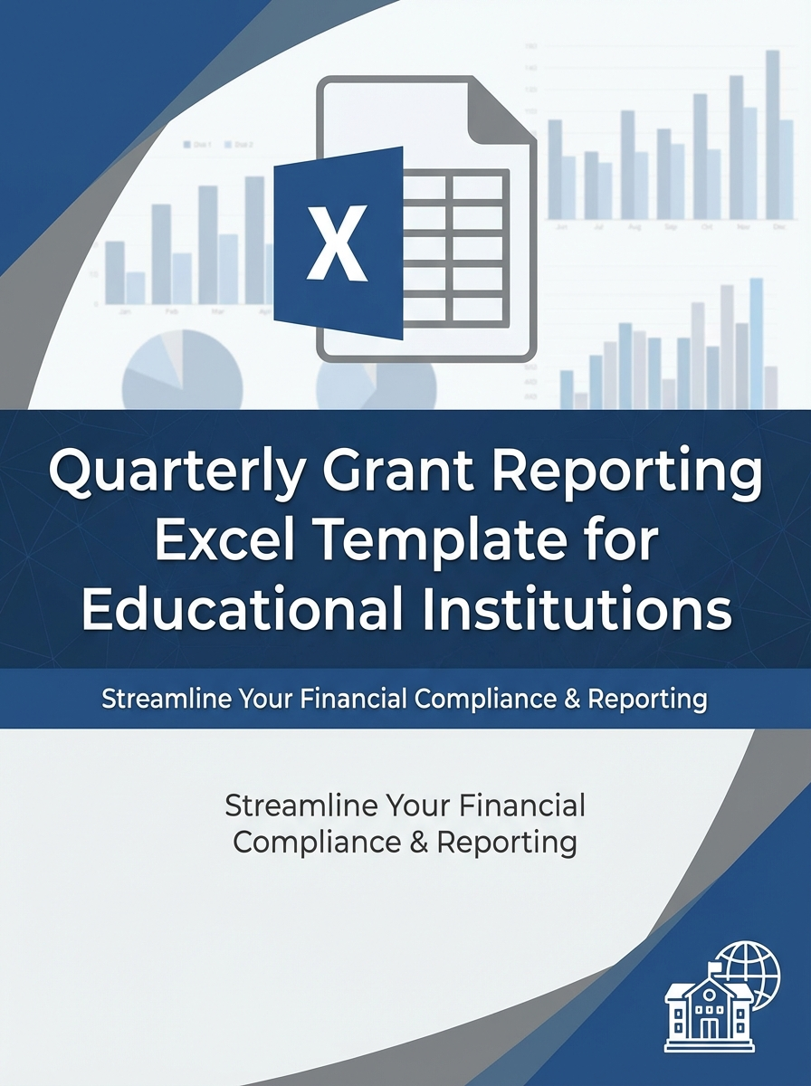 Quarterly Grant Reporting Excel Template for Educational Institutions