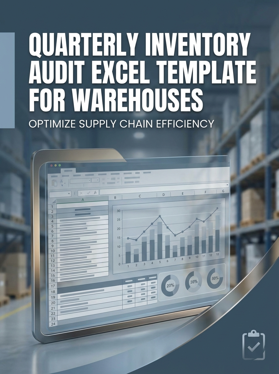 Quarterly Inventory Audit Excel Template for Warehouses