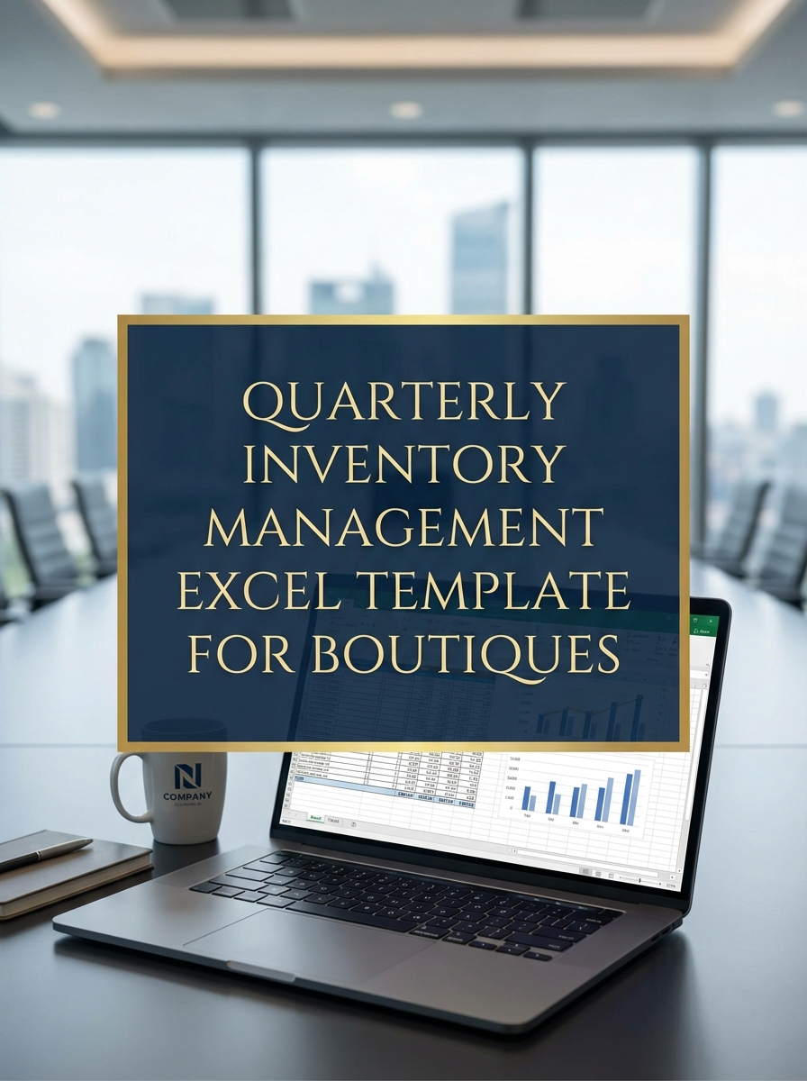 Quarterly Inventory Management Excel Template for Boutiques