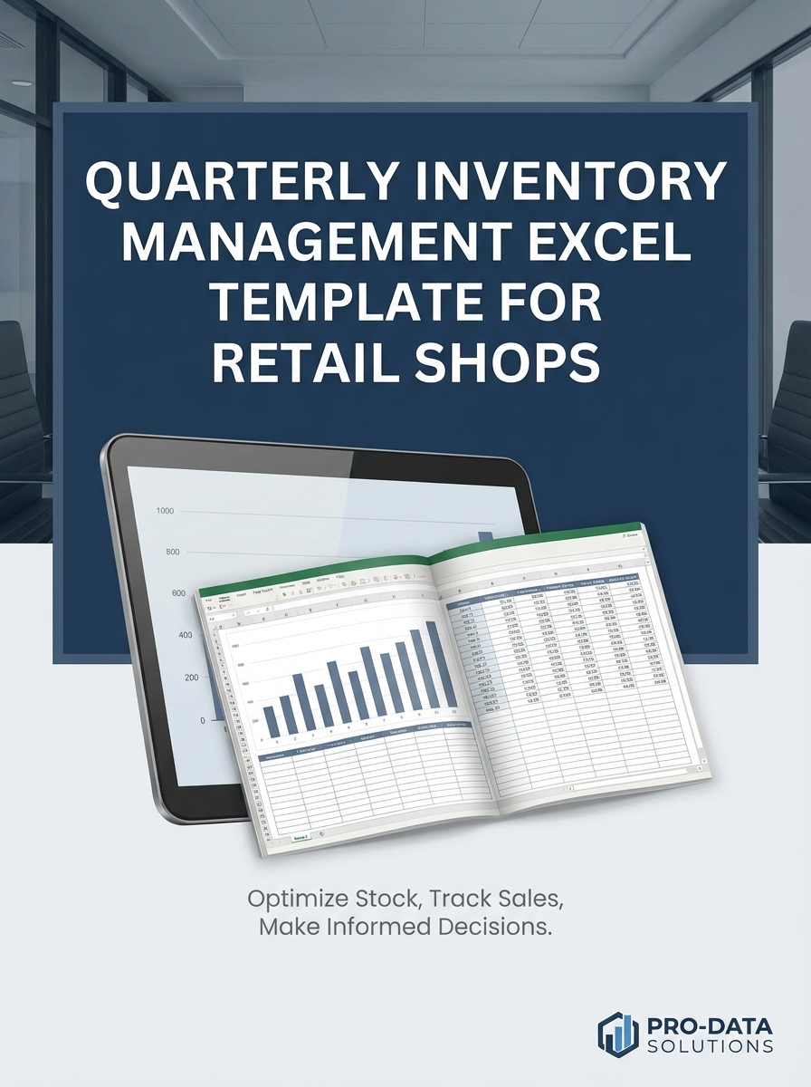 Quarterly Inventory Management Excel Template for Retail Shops