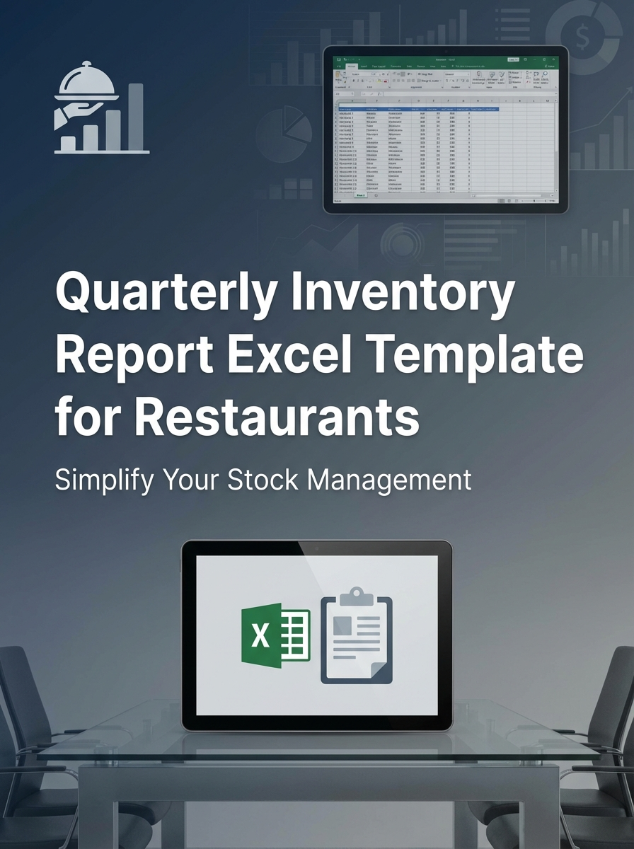 Quarterly Inventory Report Excel Template for Restaurants