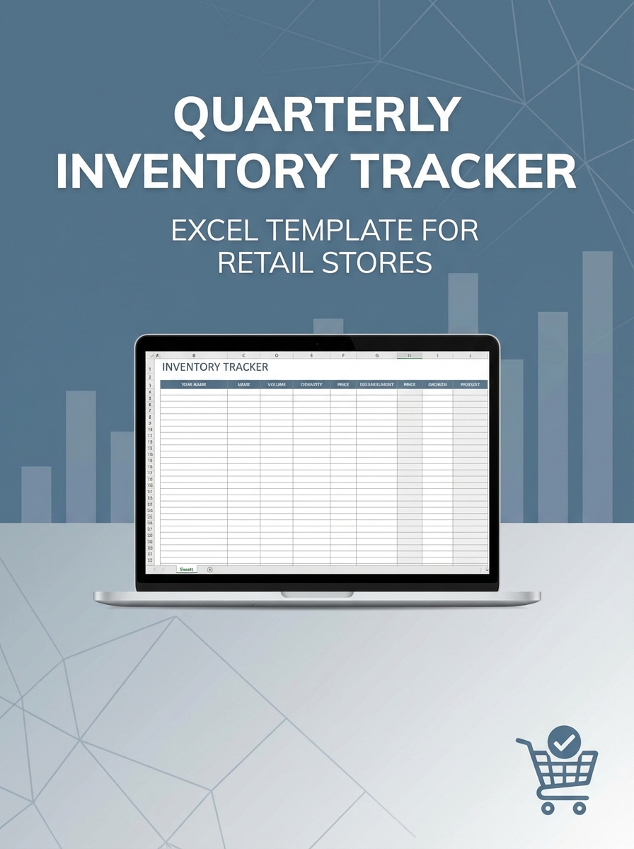 Quarterly Inventory Tracker Excel Template for Retail Stores