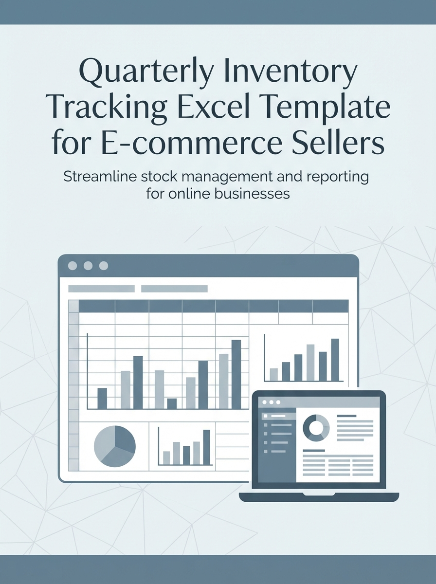 Quarterly Inventory Tracking Excel Template for E-commerce Sellers
