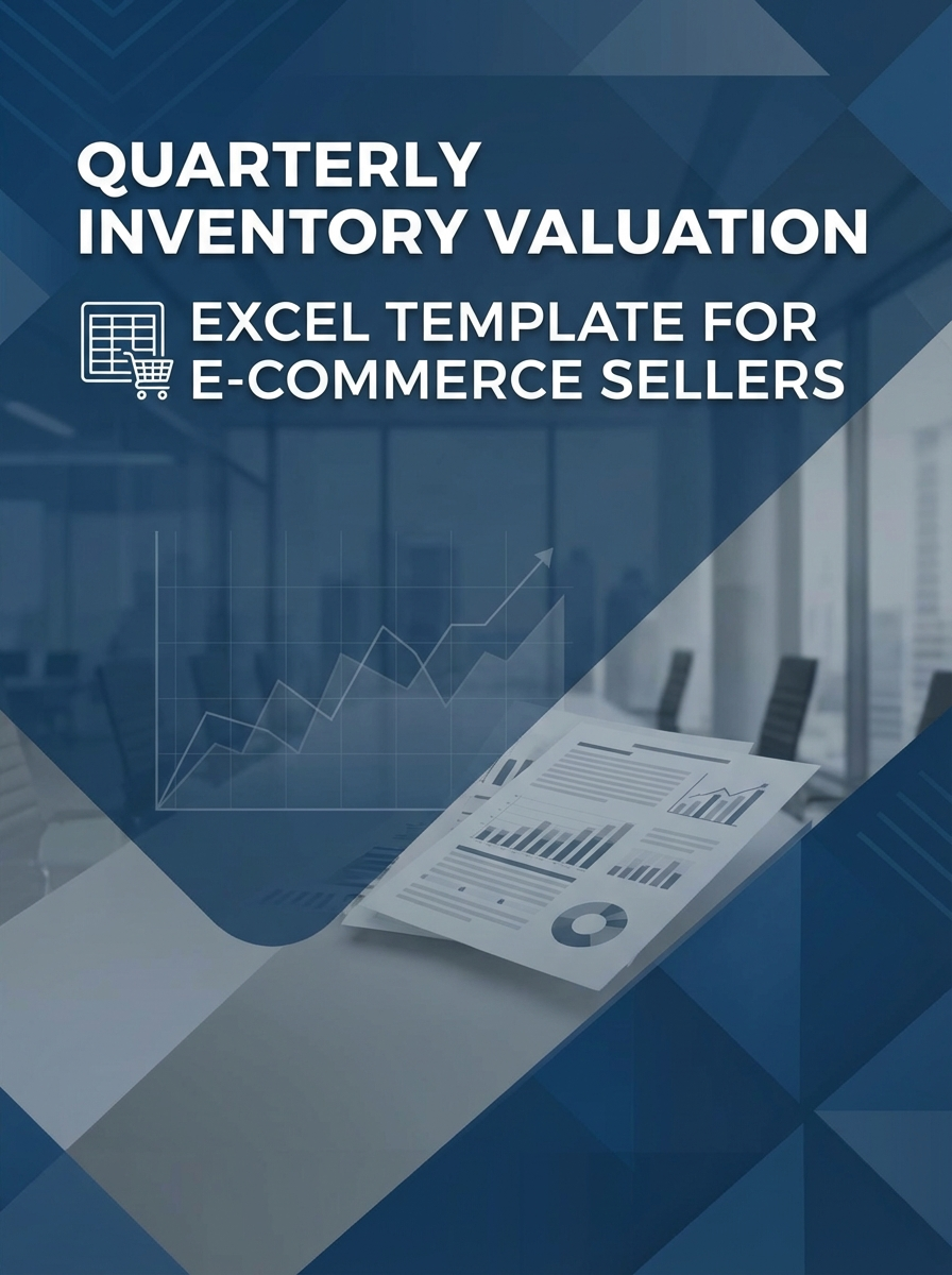 Quarterly Inventory Valuation Excel Template for E-commerce Sellers
