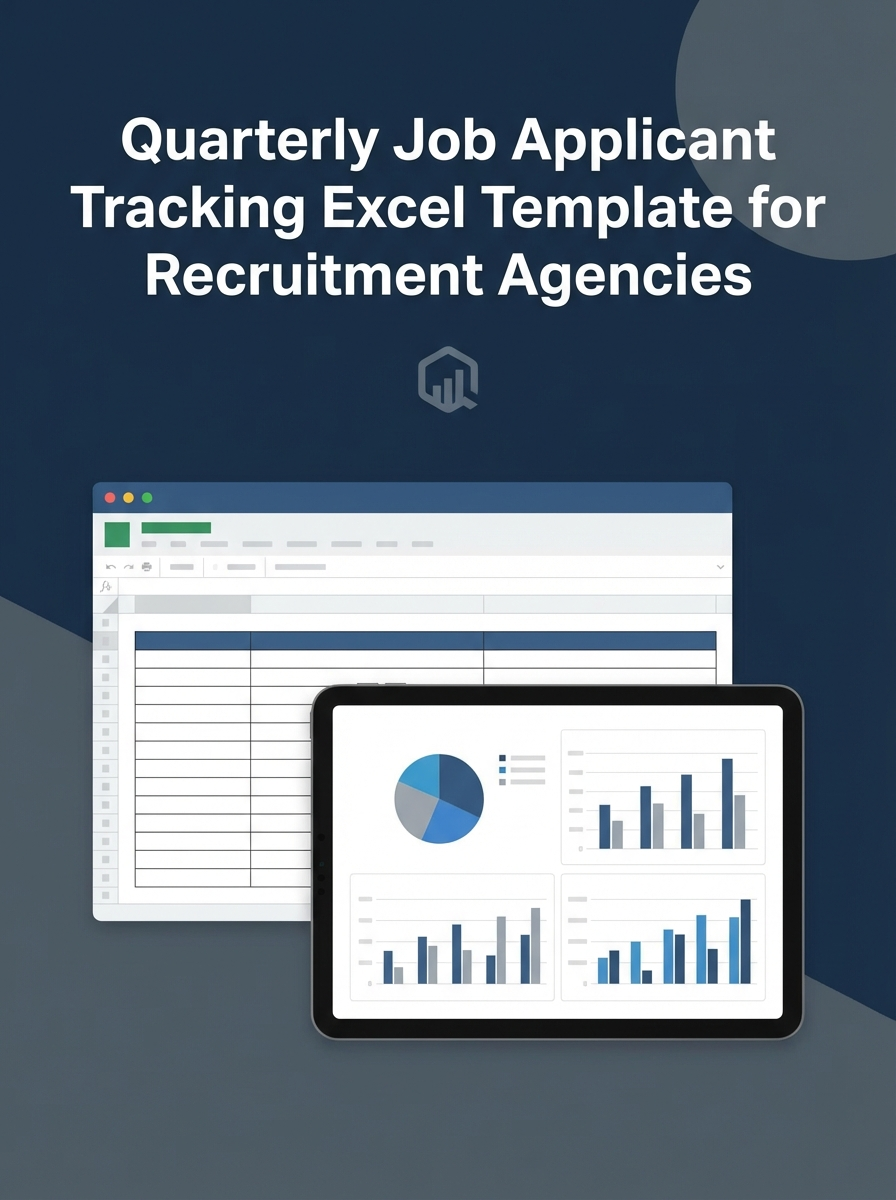 Quarterly Job Applicant Tracking Excel Template for Recruitment Agencies