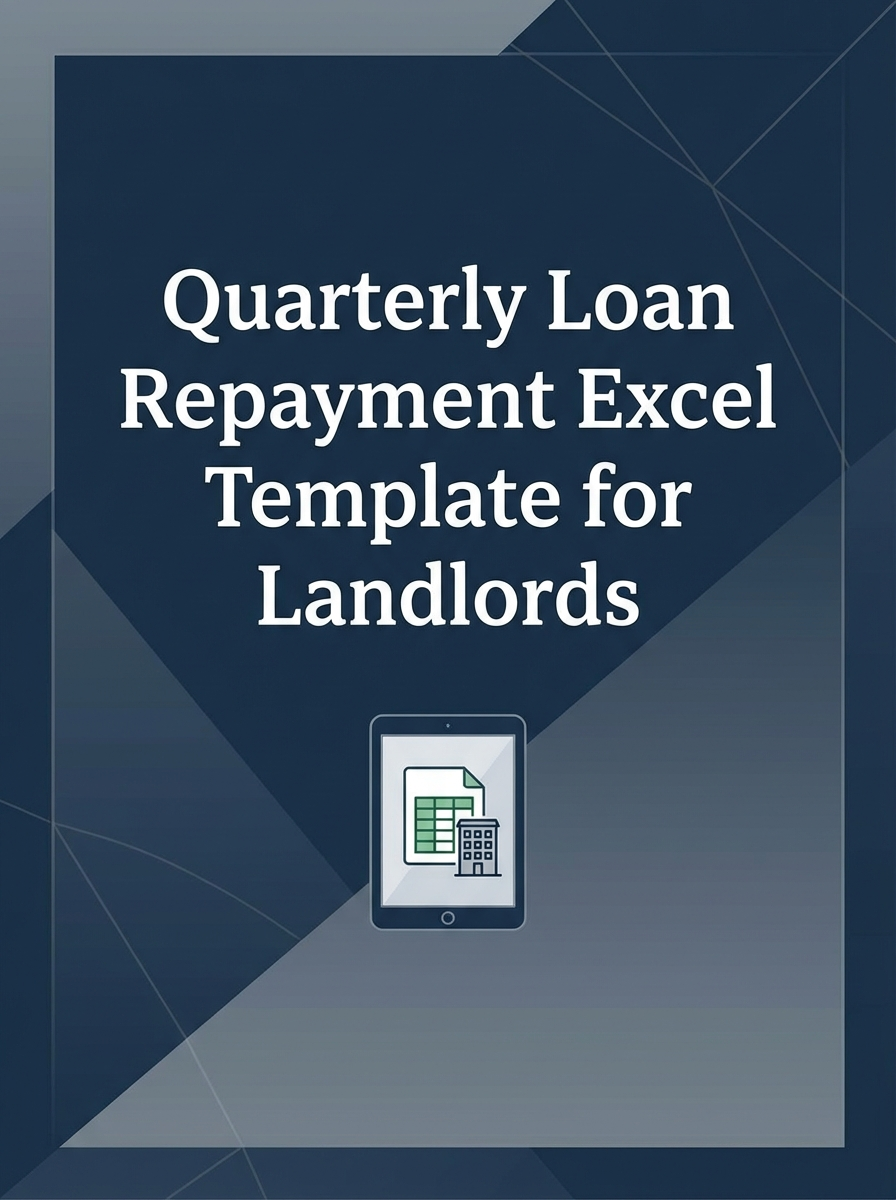 Quarterly Loan Repayment Excel Template for Landlords