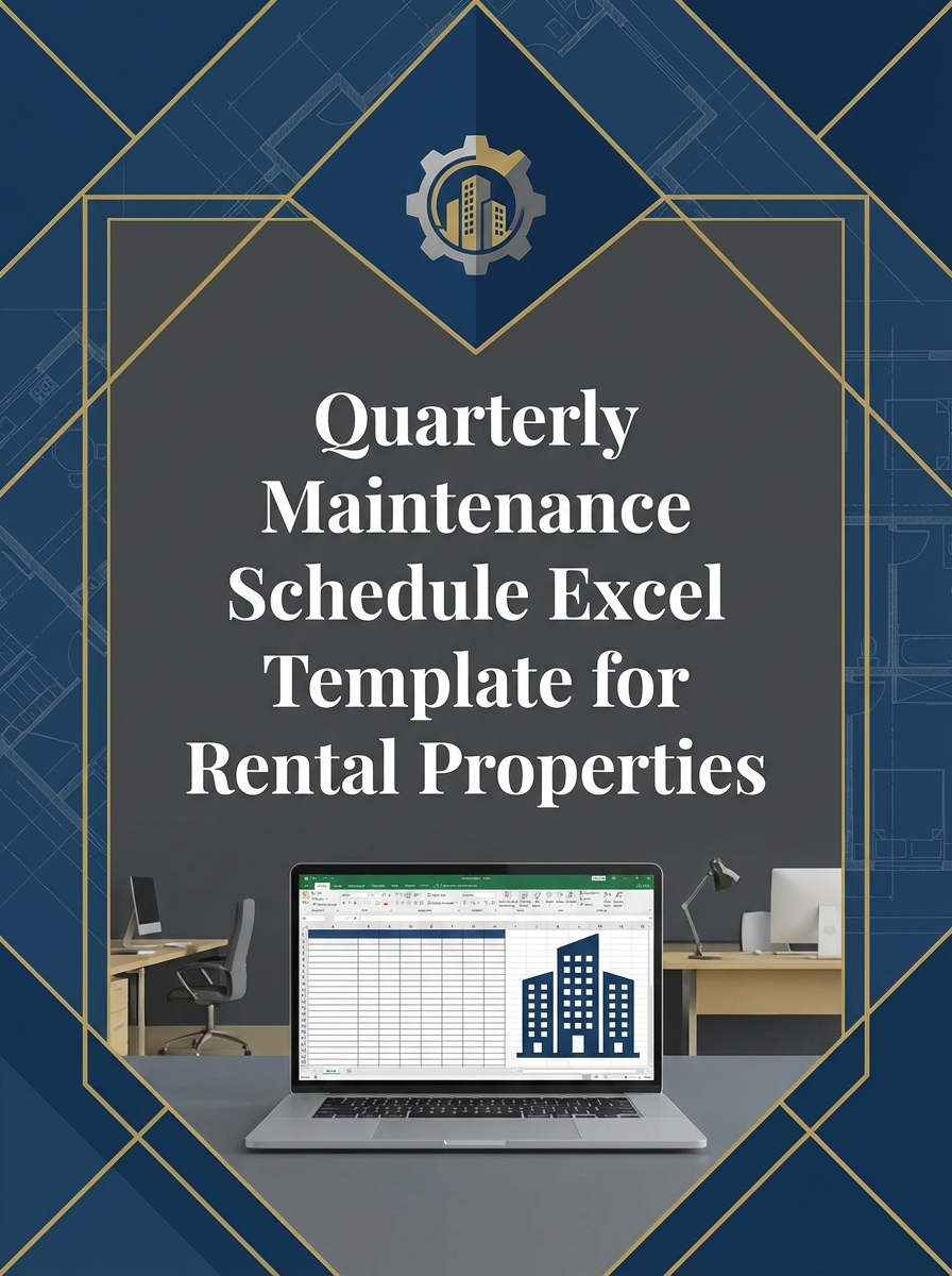 Quarterly Maintenance Schedule Excel Template for Rental Properties