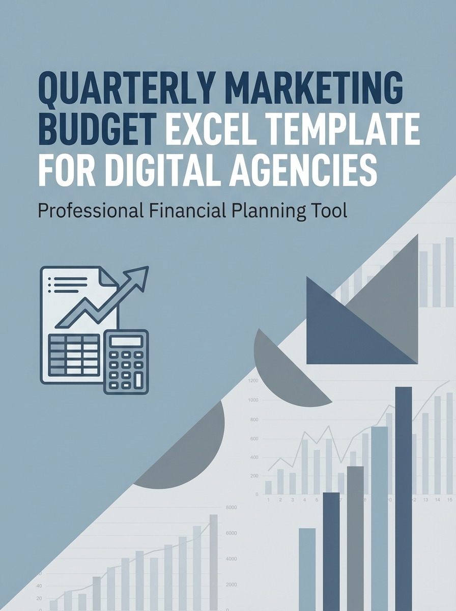 Quarterly Marketing Budget Excel Template for Digital Agencies