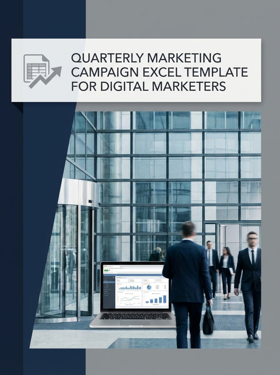 Quarterly Marketing Campaign Excel Template for Digital Marketers