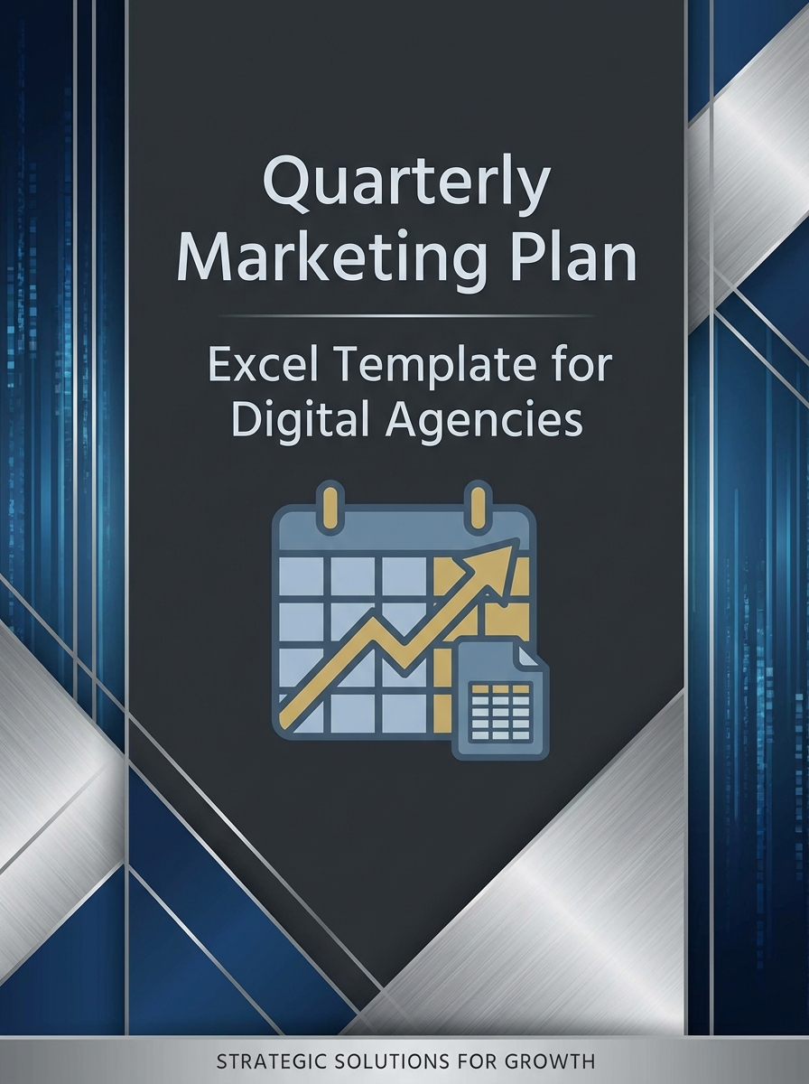 Quarterly Marketing Plan Excel Template for Digital Agencies