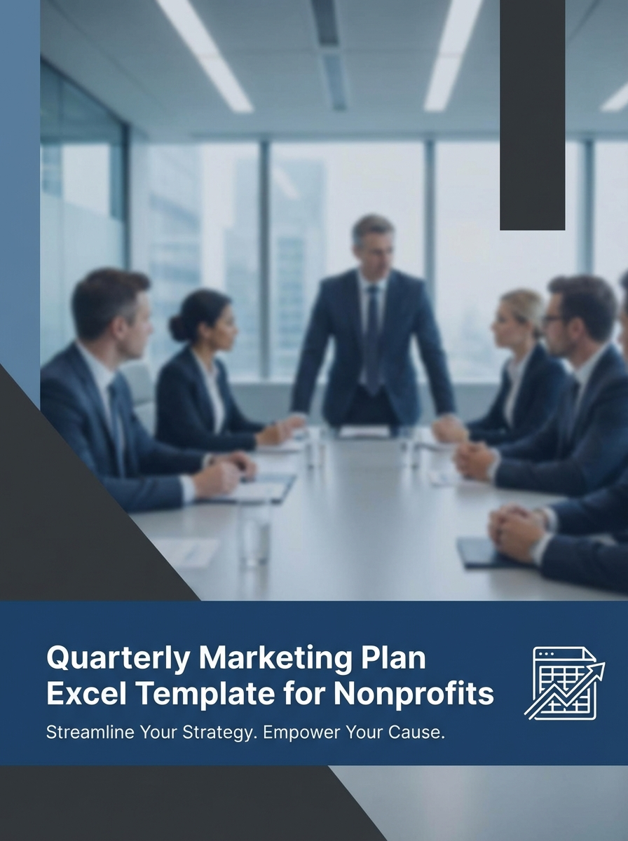 Quarterly Marketing Plan Excel Template for Nonprofits
