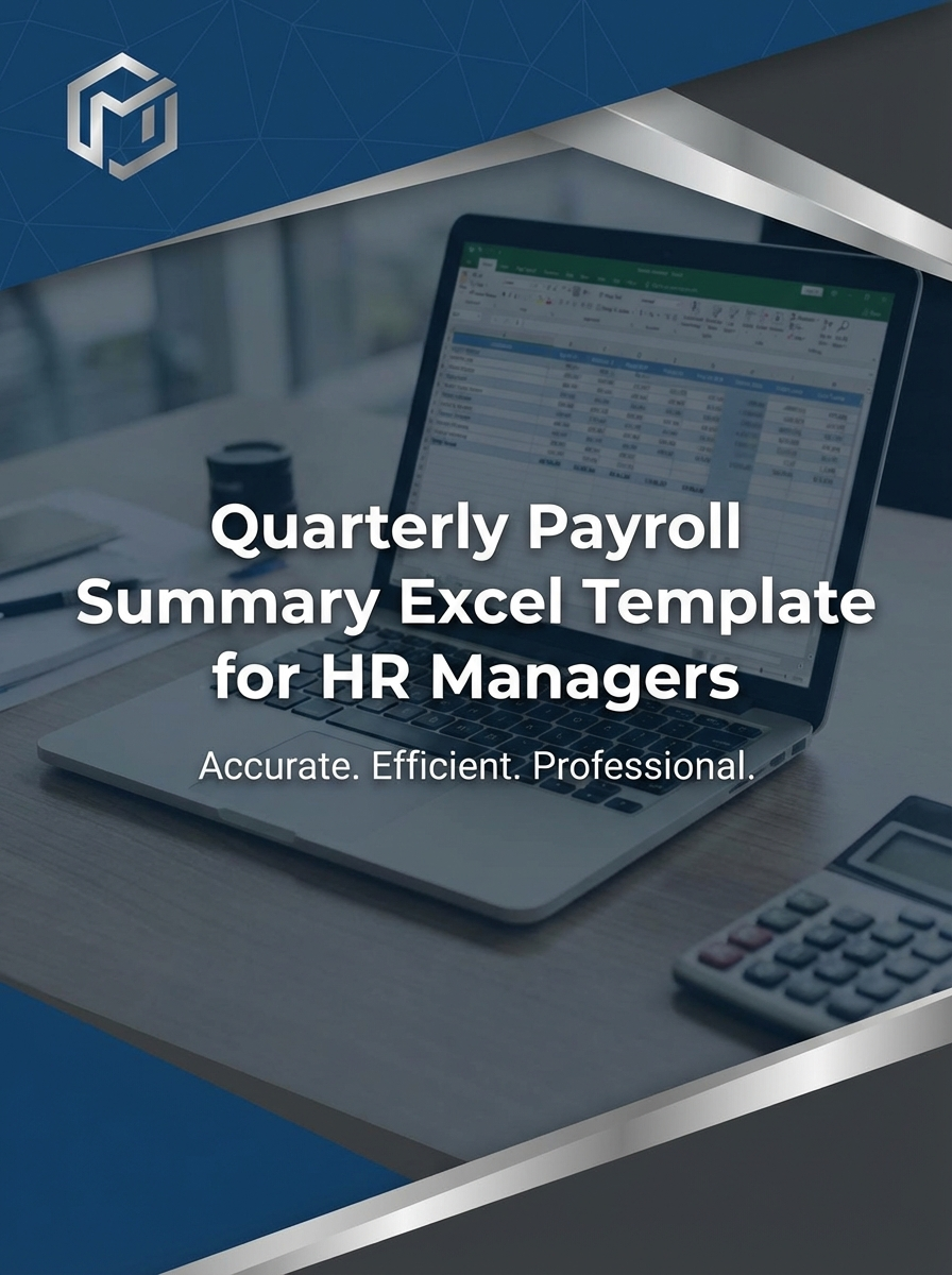 Quarterly Payroll Summary Excel Template for HR Managers