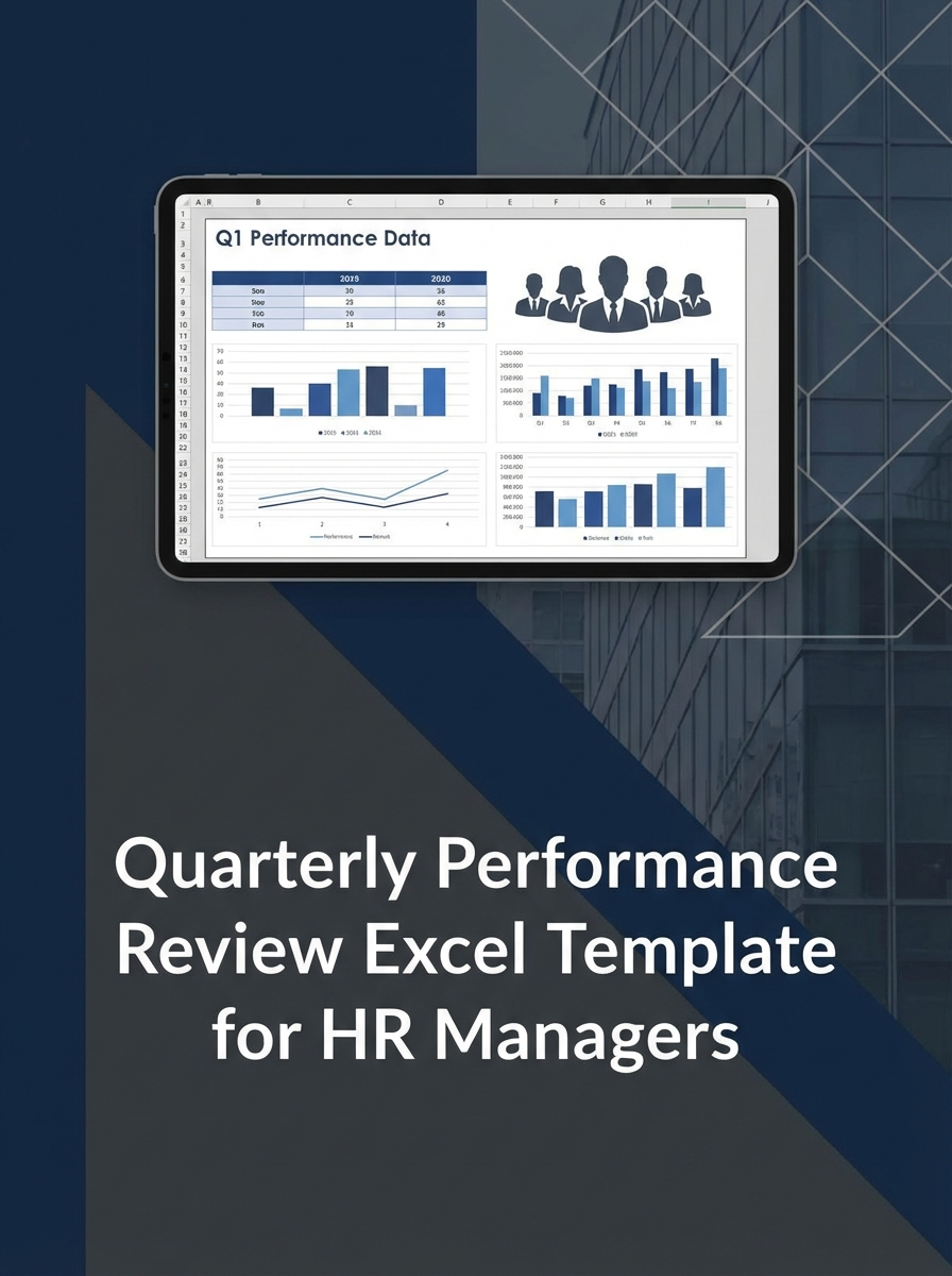 Quarterly Performance Review Excel Template for HR Managers