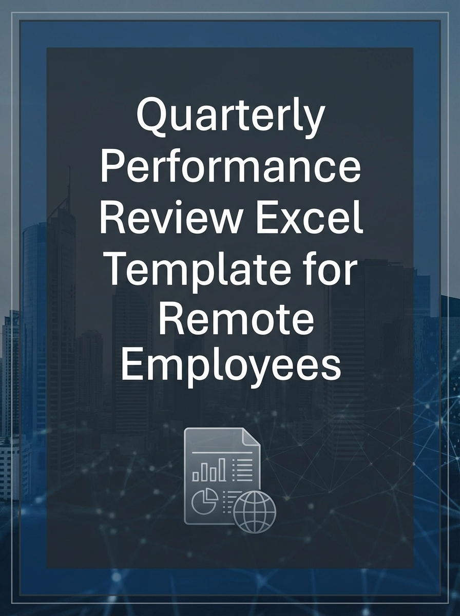 Quarterly Performance Review Excel Template for Remote Employees