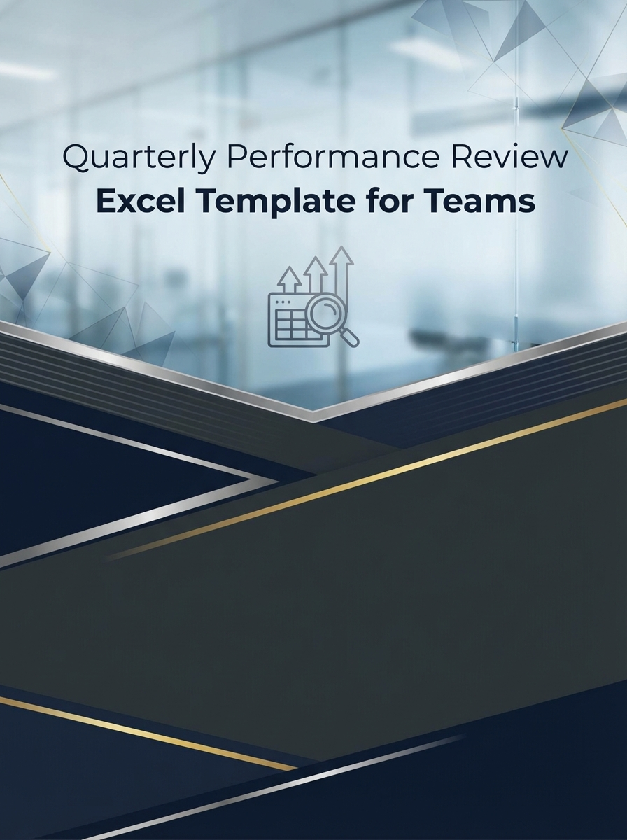 Quarterly Performance Review Excel Template for Teams