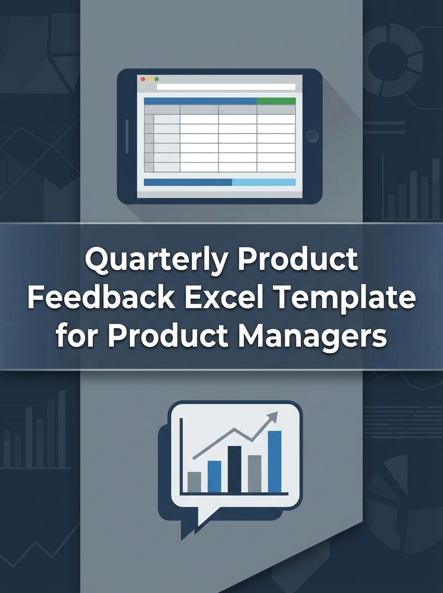 Quarterly Product Feedback Excel Template for Product Managers