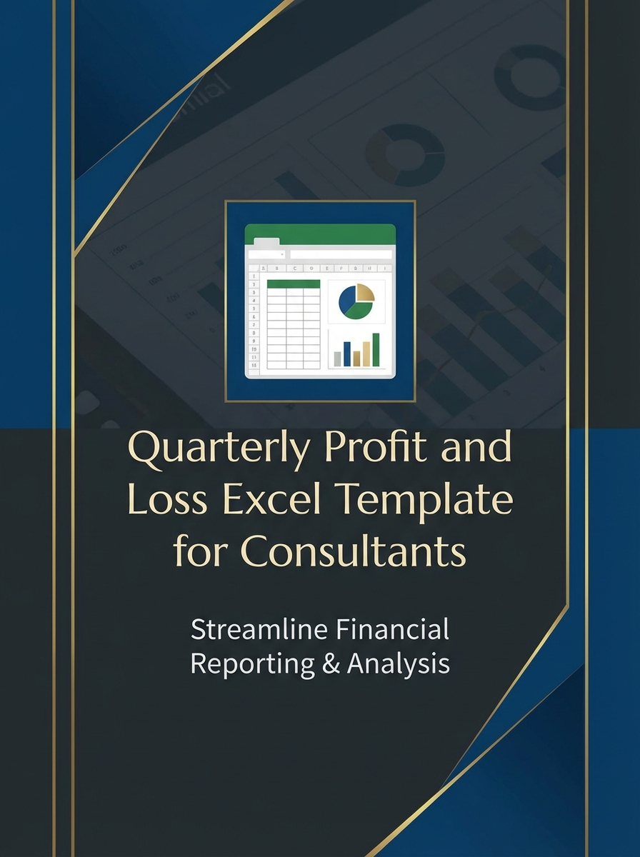 Quarterly Profit and Loss Excel Template for Consultants