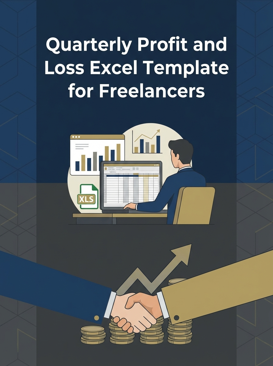 Quarterly Profit and Loss Excel Template for Freelancers