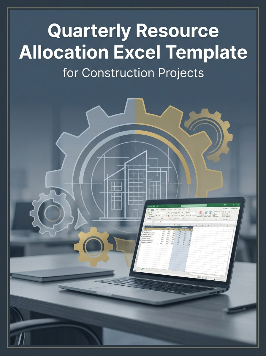 Quarterly Resource Allocation Excel Template for Construction Projects