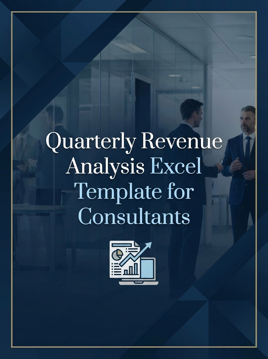 Quarterly Revenue Analysis Excel Template for Consultants