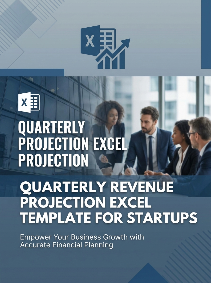 Quarterly Revenue Projection Excel Template for Startups