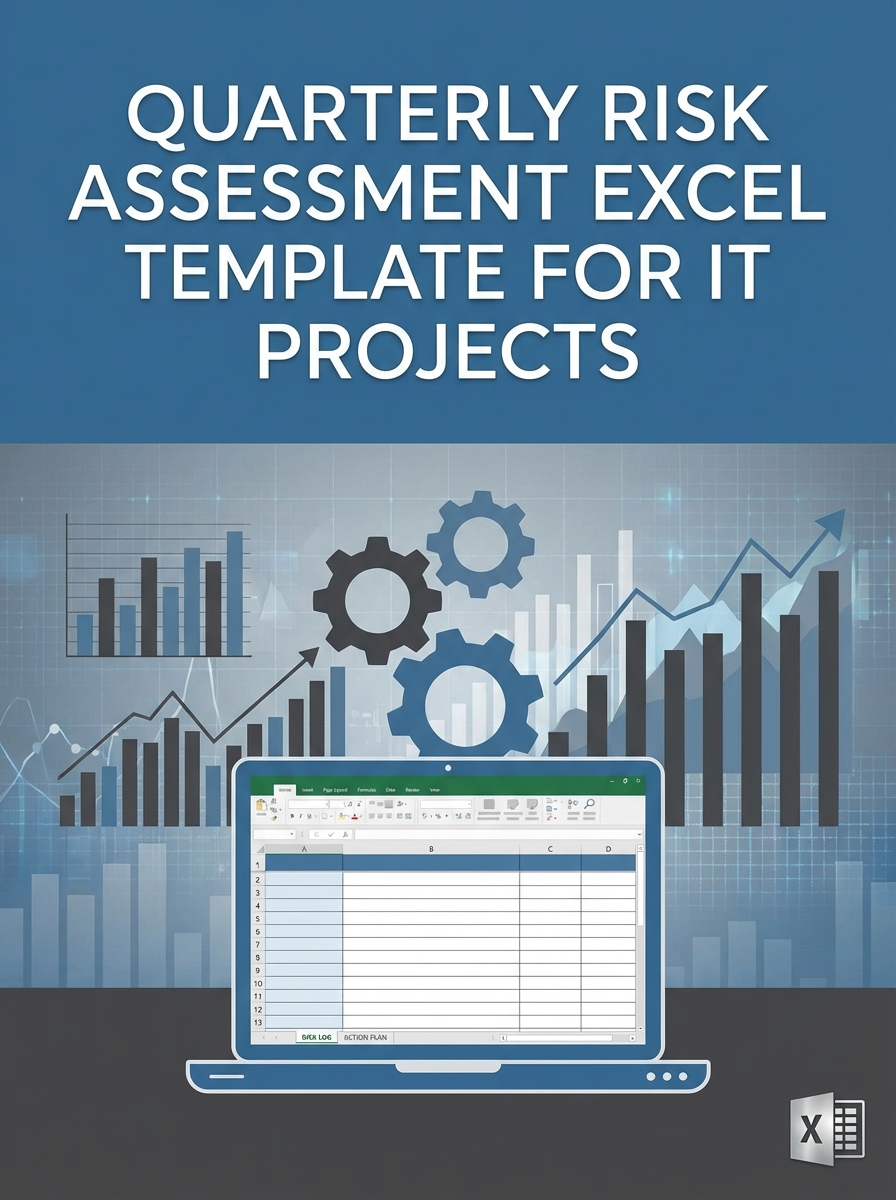 Quarterly Risk Assessment Excel Template for IT Projects