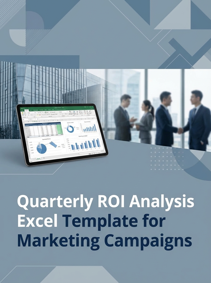 Quarterly ROI Analysis Excel Template for Marketing Campaigns
