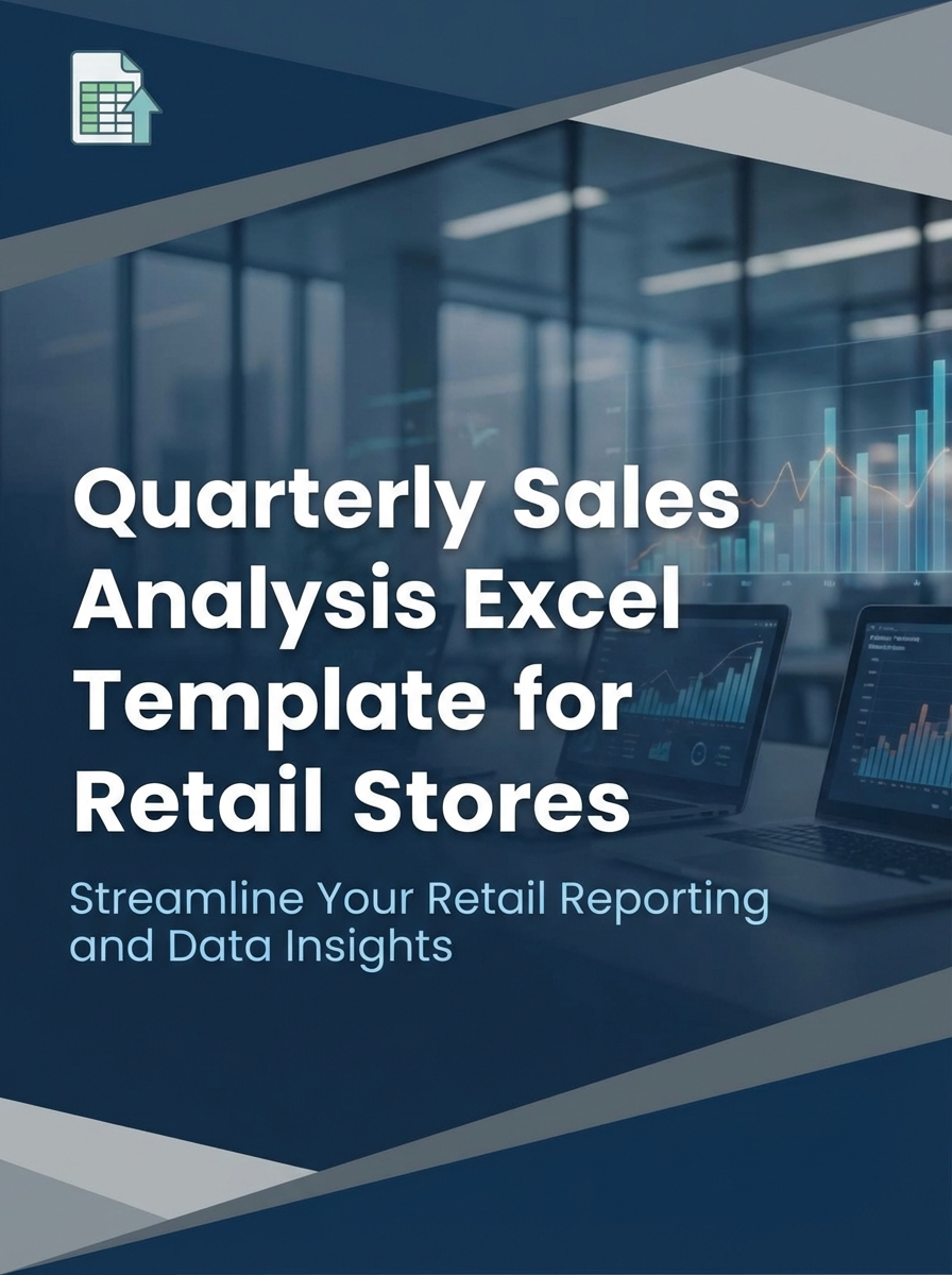 Quarterly Sales Analysis Excel Template for Retail Stores