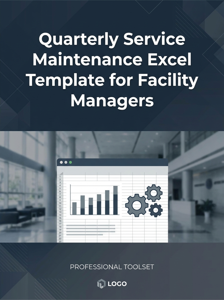 Quarterly Service Maintenance Excel Template for Facility Managers