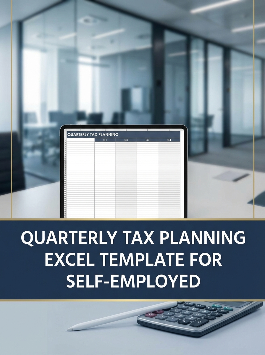 Quarterly Tax Planning Excel Template for Self-Employed