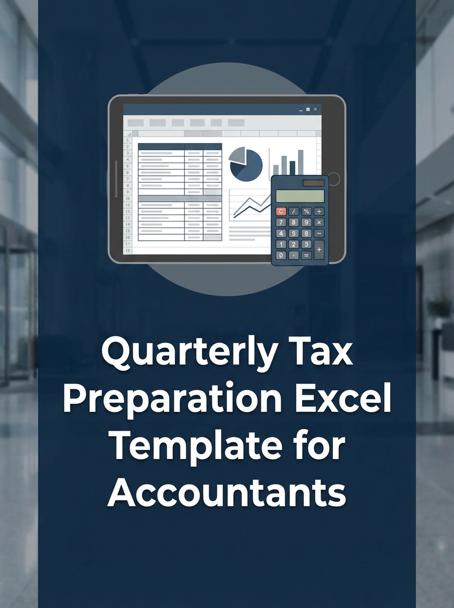 Quarterly Tax Preparation Excel Template for Accountants