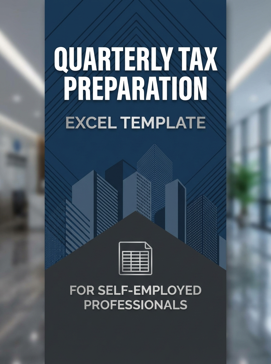 Quarterly Tax Preparation Excel Template for Self-Employed Professionals