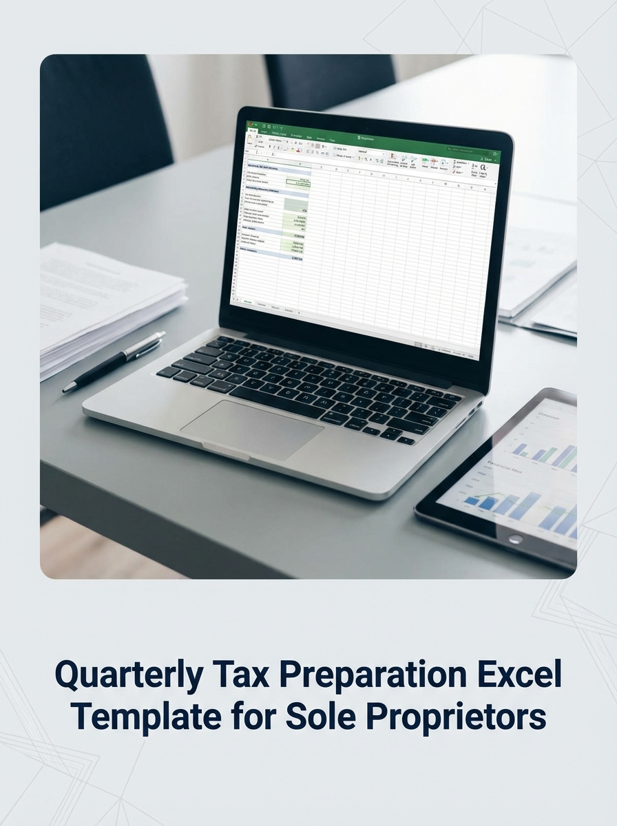 Quarterly Tax Preparation Excel Template for Sole Proprietors