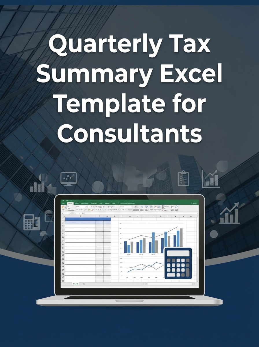 Quarterly Tax Summary Excel Template for Consultants
