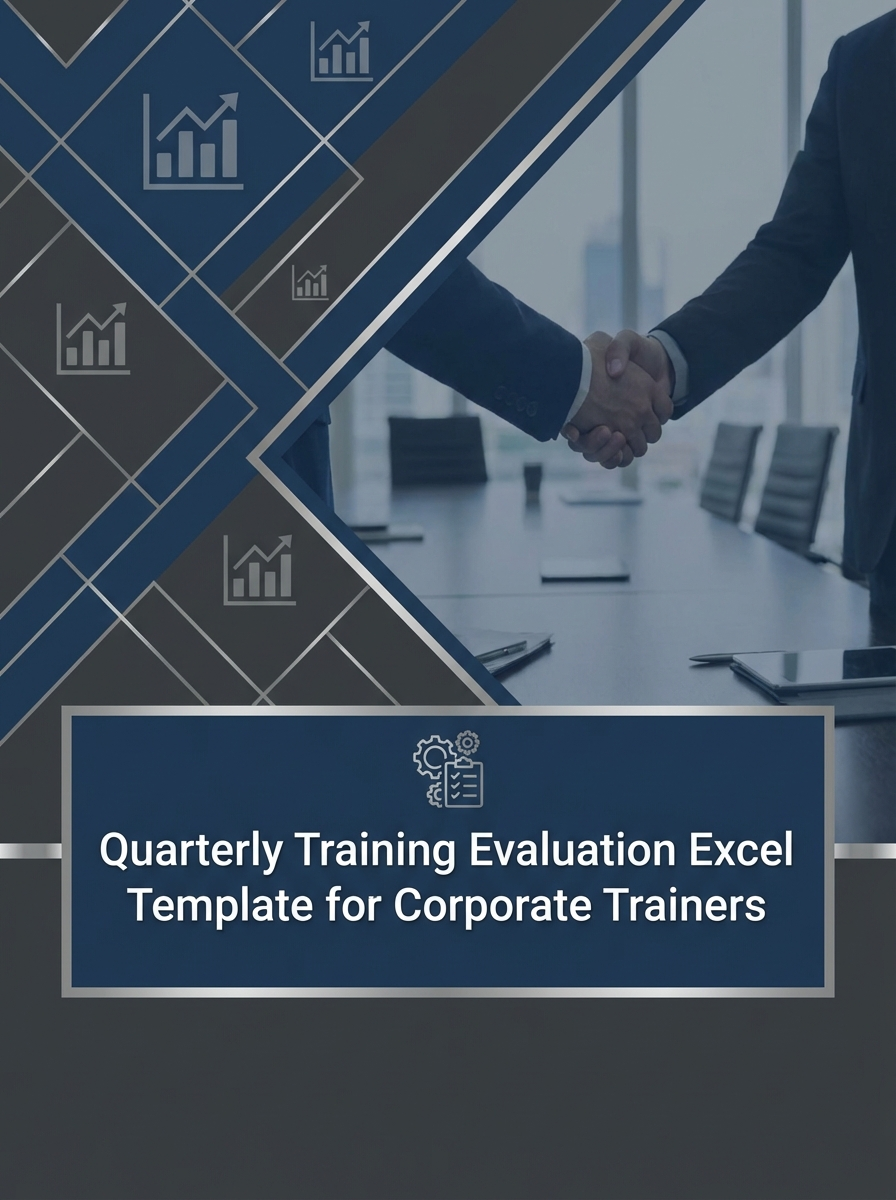 Quarterly Training Evaluation Excel Template for Corporate Trainers