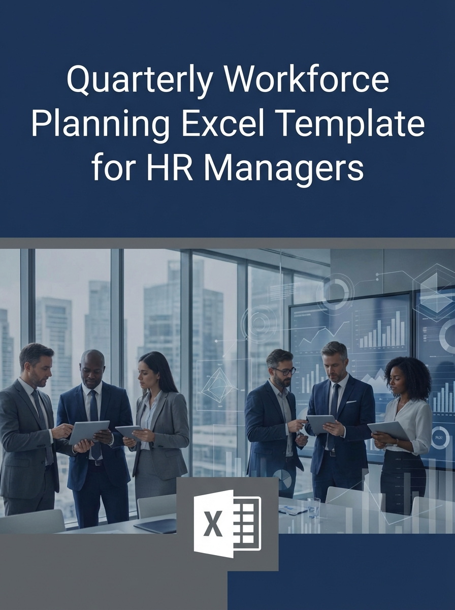 Quarterly Workforce Planning Excel Template for HR Managers