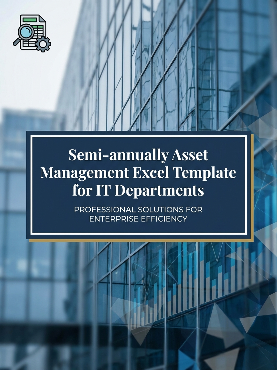 Semi-annually Asset Management Excel Template for IT Departments