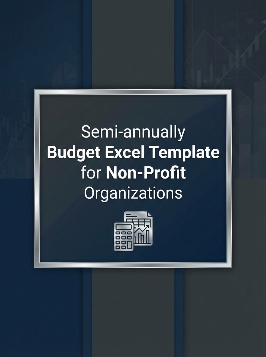 Semi-annually Budget Excel Template for Non-Profit Organizations