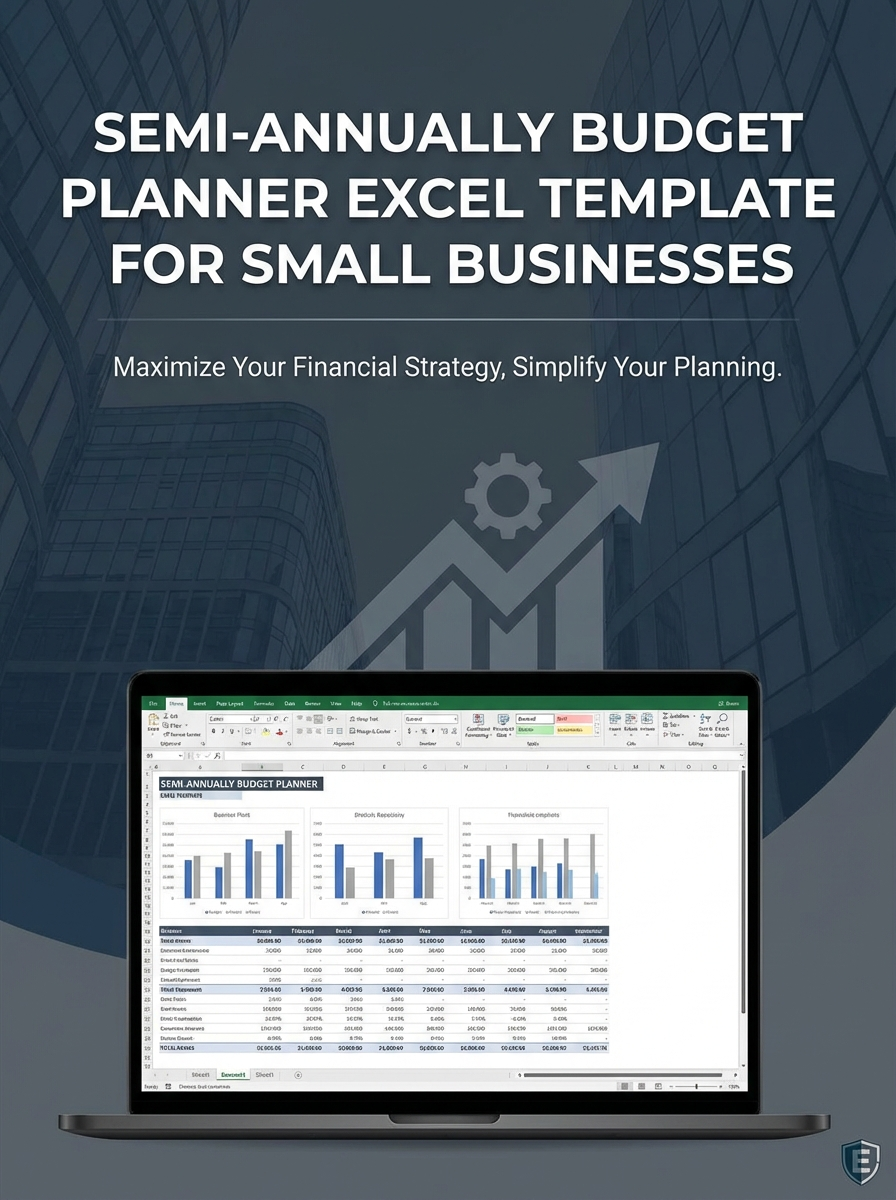 Semi-annually Budget Planner Excel Template for Small Businesses