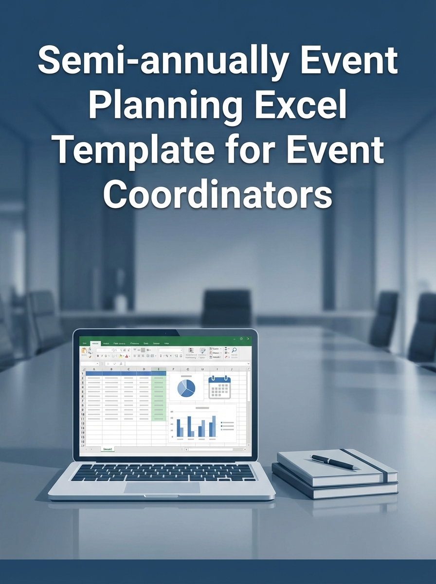 Semi-annually Event Planning Excel Template for Event Coordinators